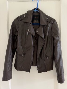 Brown women’s utility jacket